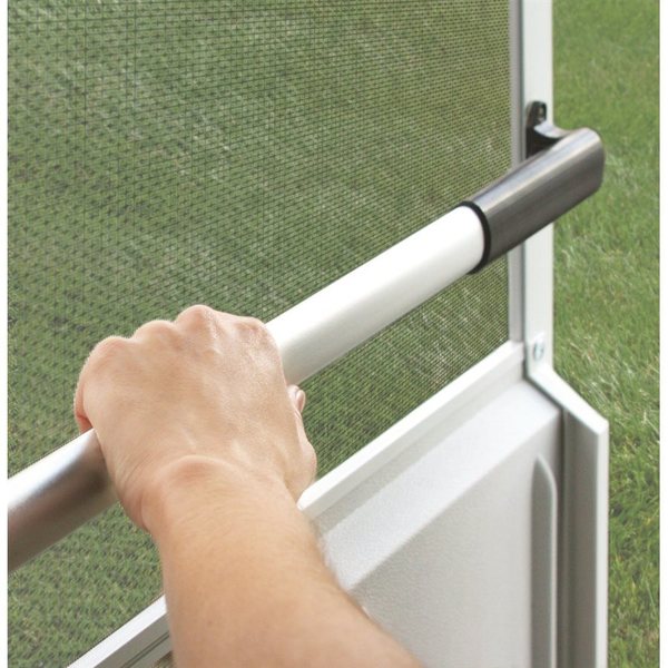 Camco RV SCREEN DOOR CROSS BAR, BLACK HANDLES 42183